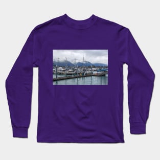 Alaska. Seward. Harbor. Long Sleeve T-Shirt